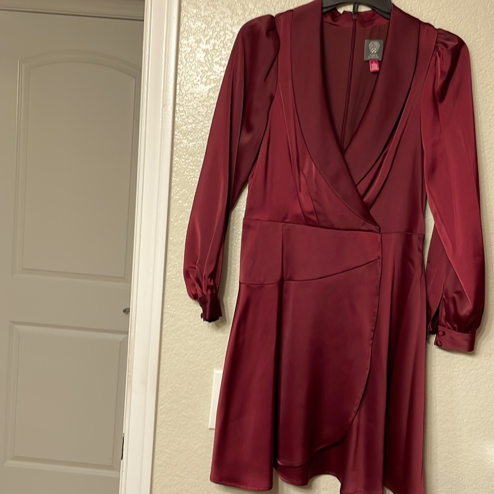 Burgundy Vince Camino Dress